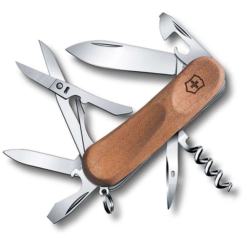 چاقوی سفری ویکتورینوکس مدل EvoWood 14 کد 2.3901.63
