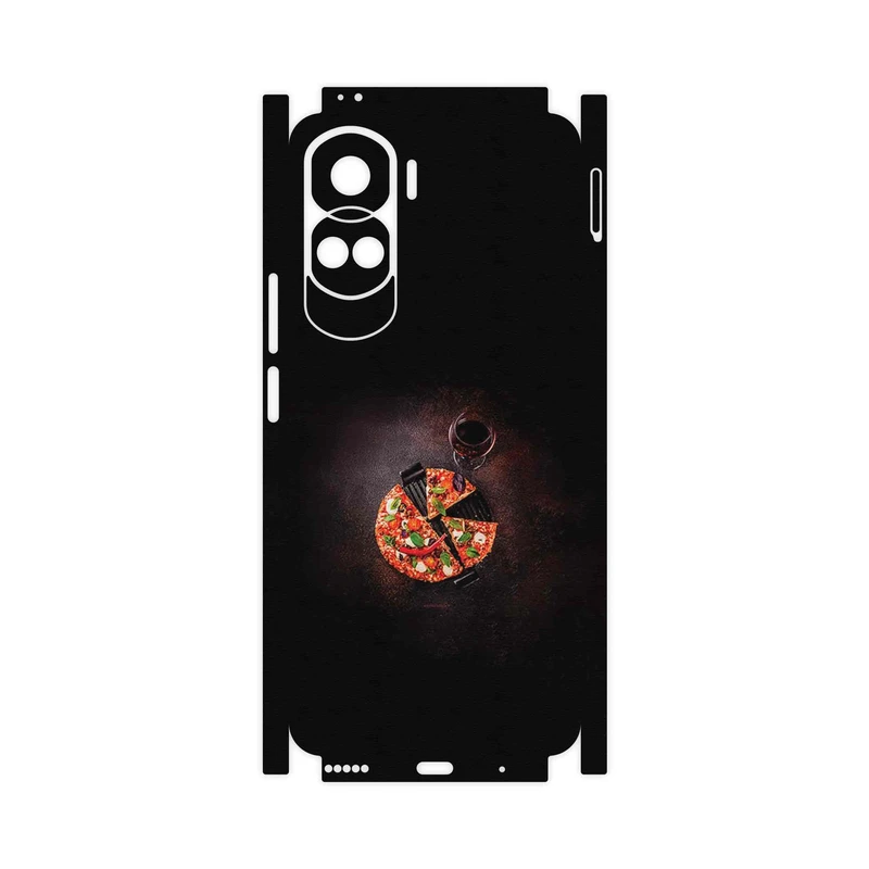 برچسب پوششی ماهوت مدل Pizza-FullSkin مناسب برای گوشی موبایل آنر 90 Lite