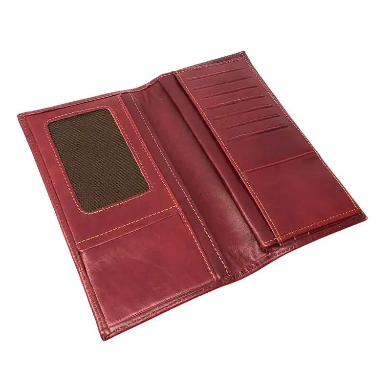 ست هدیه مردانه سرزمین چرم مدل 131060 رنگ زرشکی