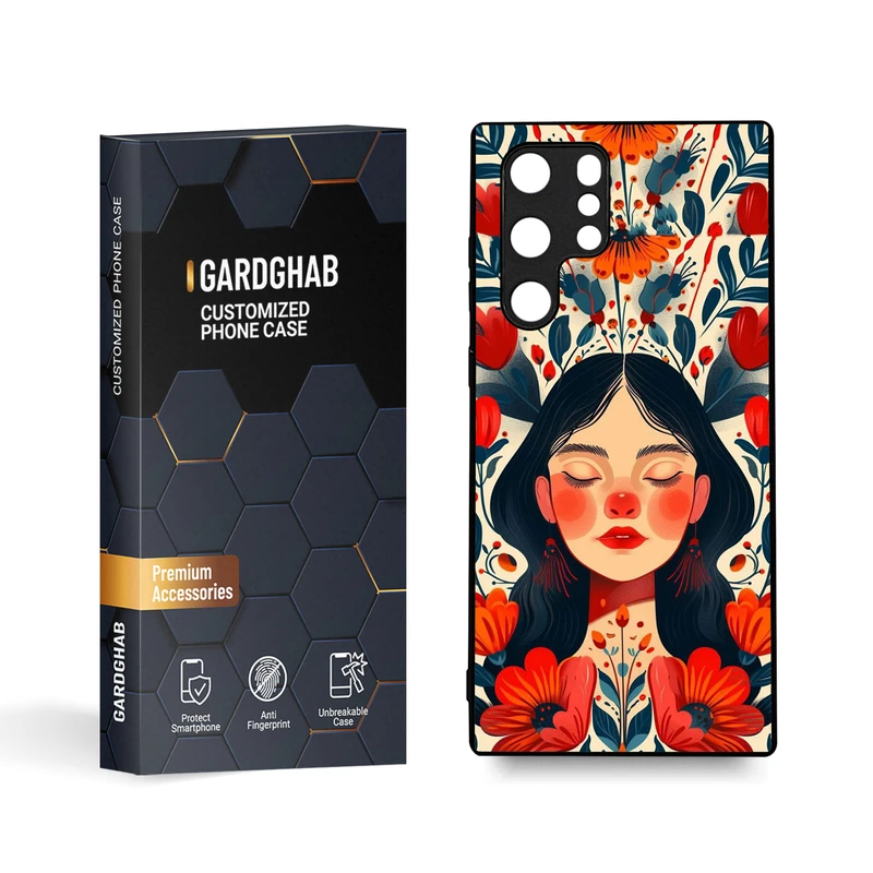 کاور گارد قاب مدل دخترانه مناسب برای گوشی موبایل سامسونگ Galaxy S22 Ultra
