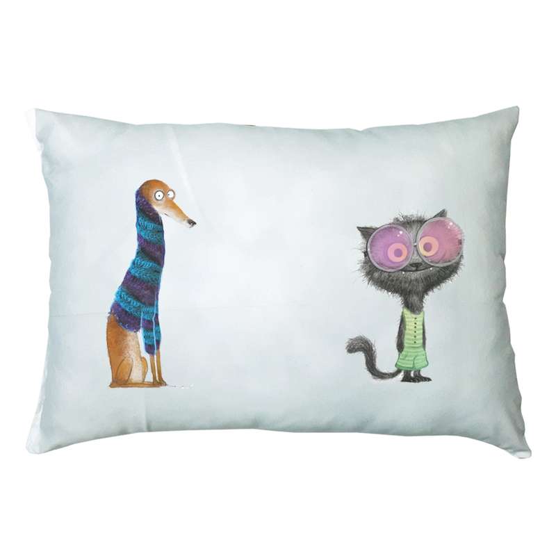 بالش مدل گربه و سگ