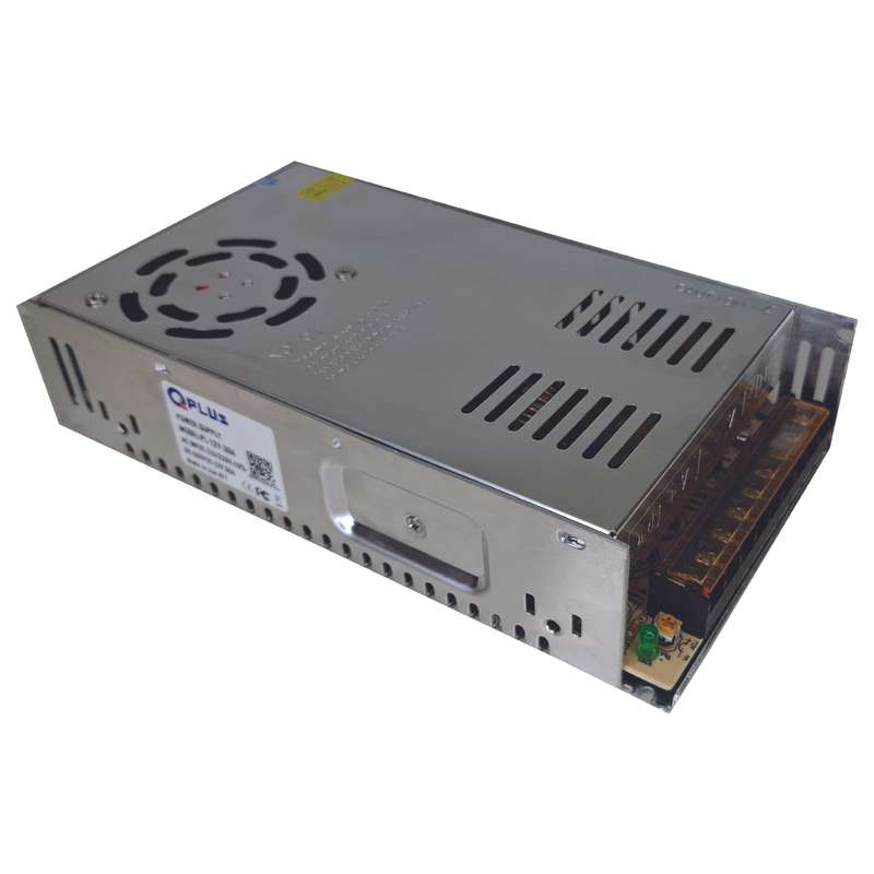 منبع تغذیه سوئیچینگ 12 ولت 30 آمپر مدل QPLUS PL-12V-30A