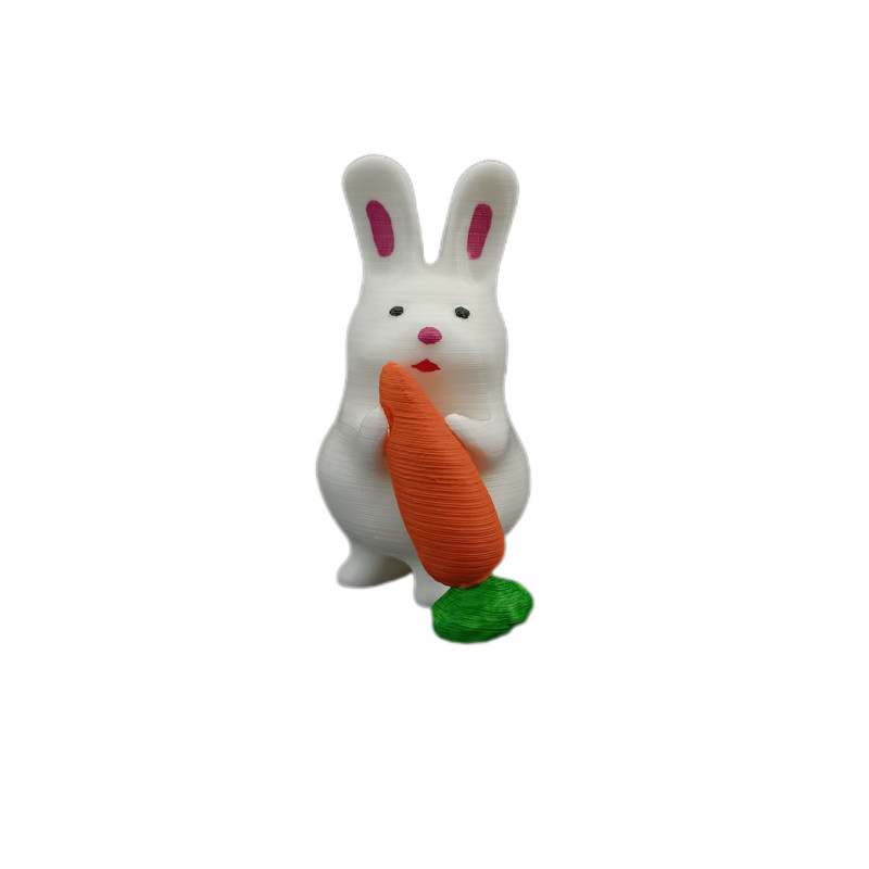 مجسمه طرح خرگوش و هویج مدل سال نو 