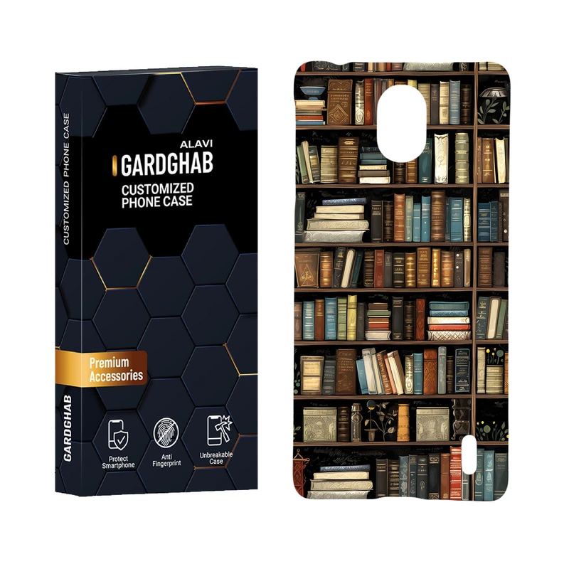 کاور گارد قاب علوی مدل هنری مناسب برای گوشی موبایل نوکیا 1Plus