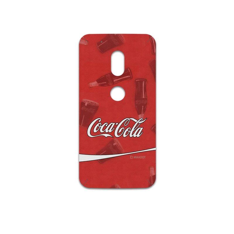 برچسب پوششی ماهوت مدل Coca-Cola-Logo مناسب برای گوشی موبایل موتورولا Moto G4 Play
