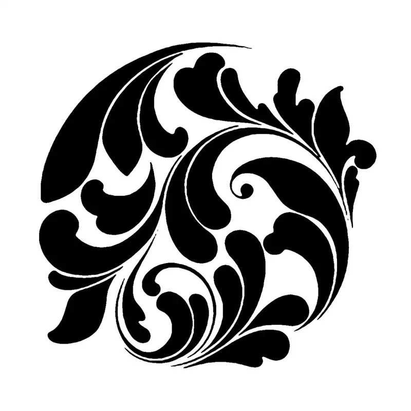 شابلون باتیس آرت طرح گل کد 50-418