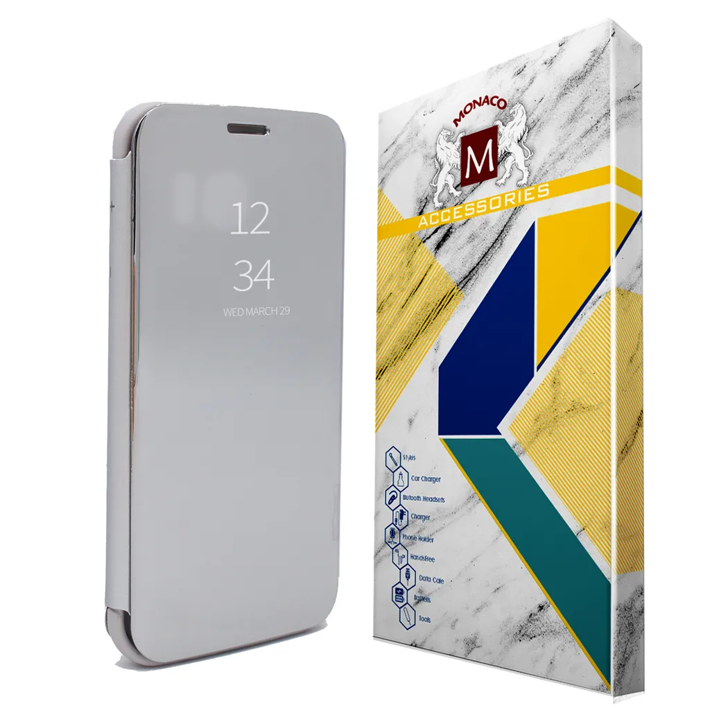 کیف کلاسوری موناکو مدل Clear View Standing مناسب برای گوشی موبایل سامسونگ Galaxy S7 edge