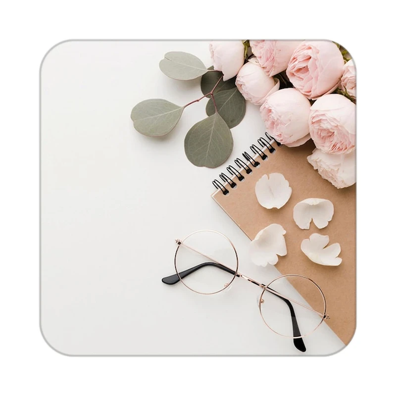 زیر لیوانی کاکتی طرح گل مدل mp18660