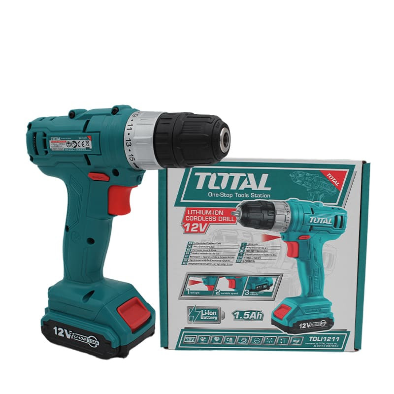 دریل پیچ گوشتی شارژی توتال مدل TDLI1211