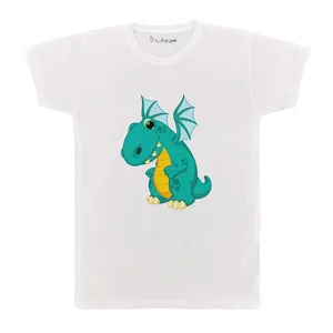 تی شرت بچگانه پرمانه طرح دایناسورهای بامزه کد pmt.5107