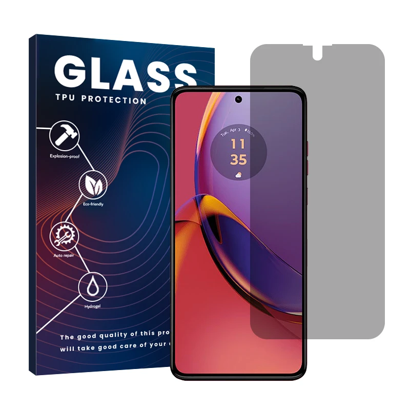 محافظ صفحه نمایش حریم شخصی گلس مدل HyPRV مناسب برای گوشی موبایل موتورولا Moto G84