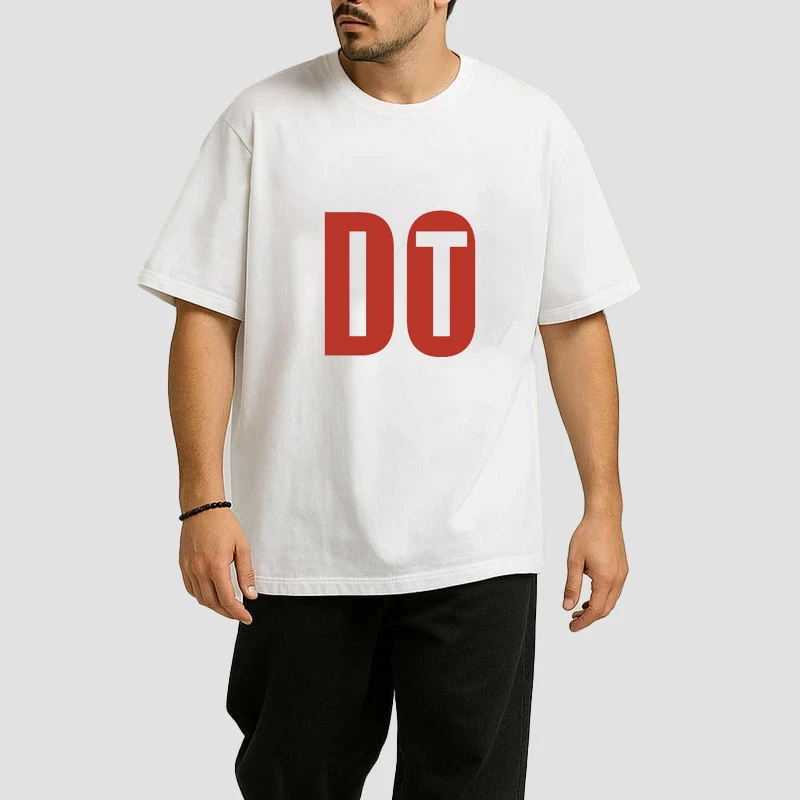 تی شرت مردانه آستین سه ربع پنبه دورو مدل do it