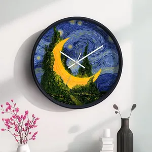 ساعت دیواری سال بردز طرح شب پر ستاره مدل CW-The Starry Night