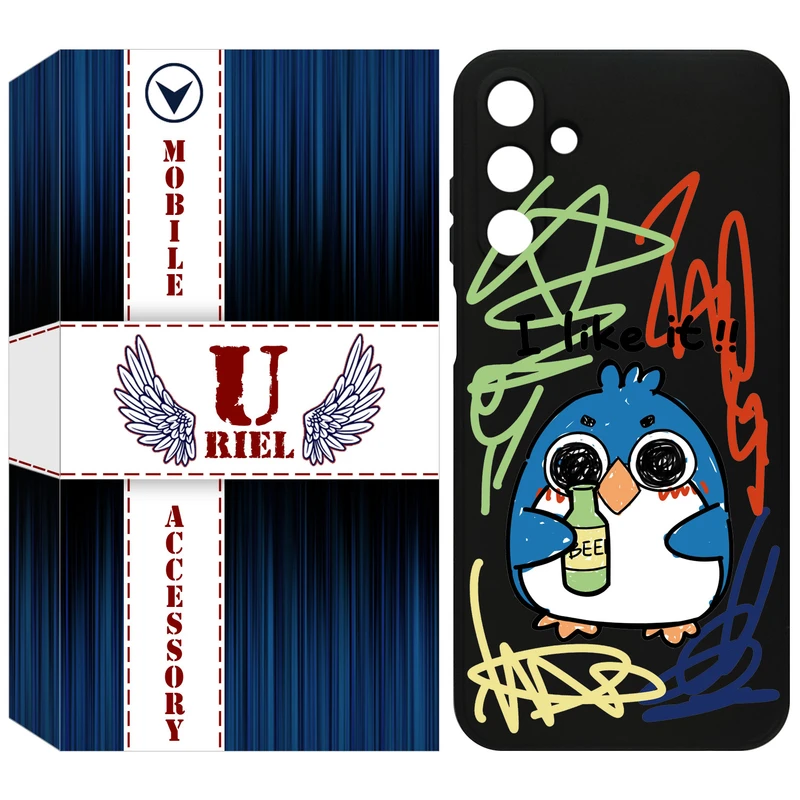 کاور یوریل مدل KSH کد 23 طرح جوجه نقاش مناسب برای گوشی موبایل سامسونگ Galaxy A25