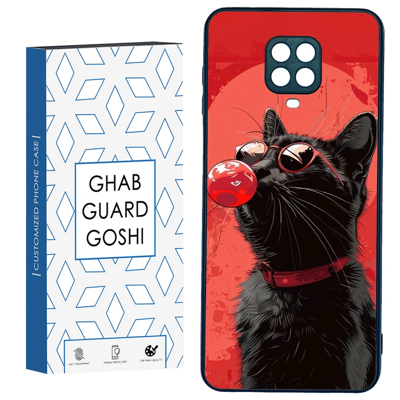 کاور قاب گارد گوشی طرح گربه کد TPU-296 مناسب برای گوشی موبایل شیائومی Redmi Note 9 pro / Note 9s