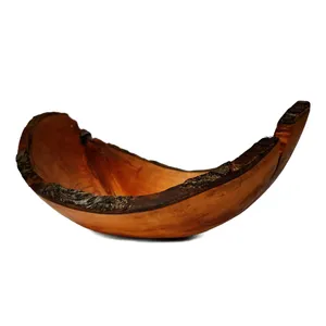 شیرینی خوری چوبی مدل کشکول گیلاس