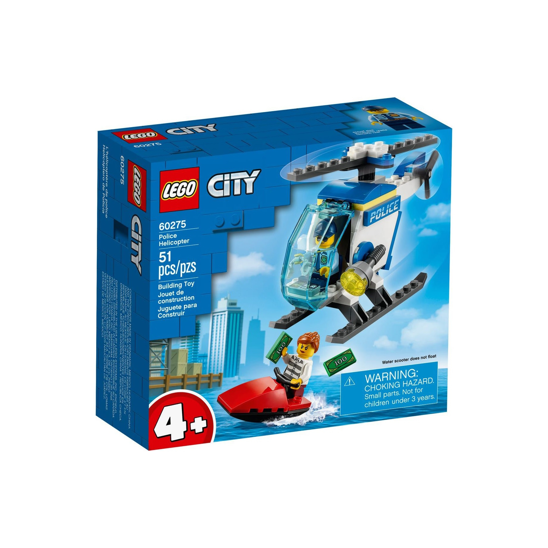 لگو مدل City Police Helicopter کد 60275