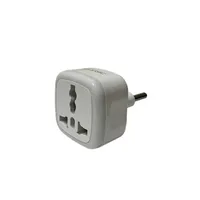 دو شاخه تبدیل برق 3 به 2 کلاسیک مدل C-001 چراغ دار