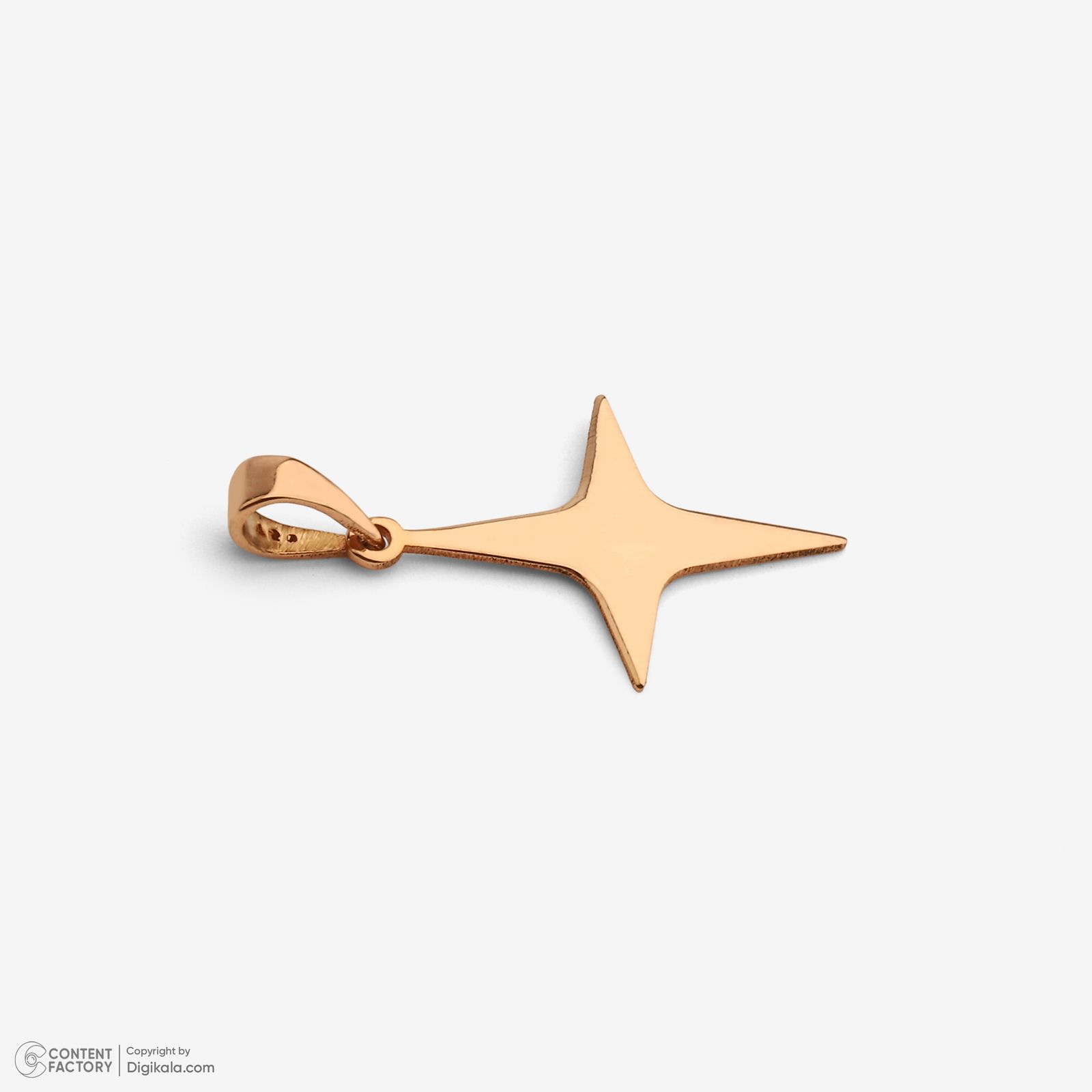 نیم ست طلا 18 عیار زنانه سایا گلد مدل ستاره قطبی ns19 -  - 2