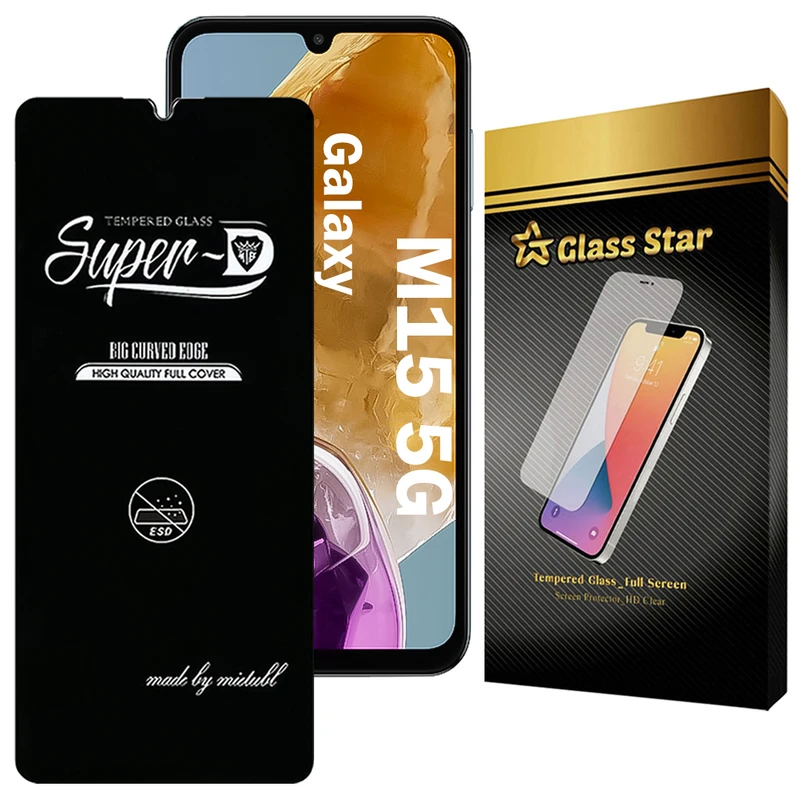 محافظ صفحه نمایش گلس استار مدل SUPERDNS مناسب برای گوشی موبایل سامسونگ Galaxy M15 5G