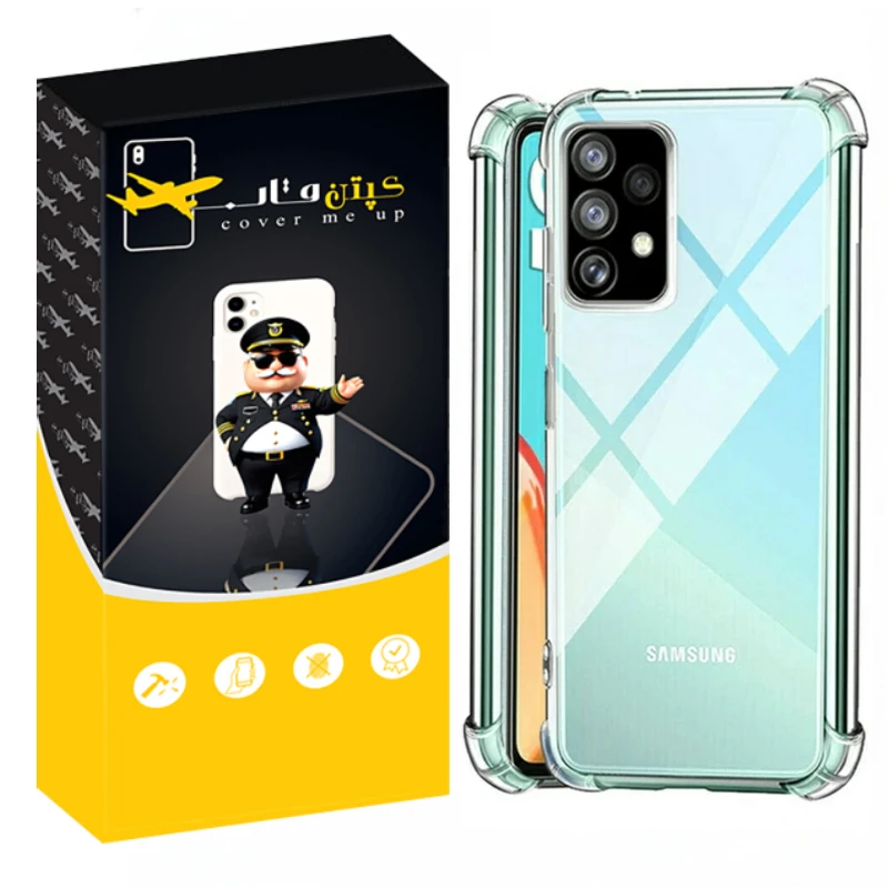 کاور کپتن قاب مدل Crystal مناسب برای گوشی موبایل سامسونگ Galaxy A72