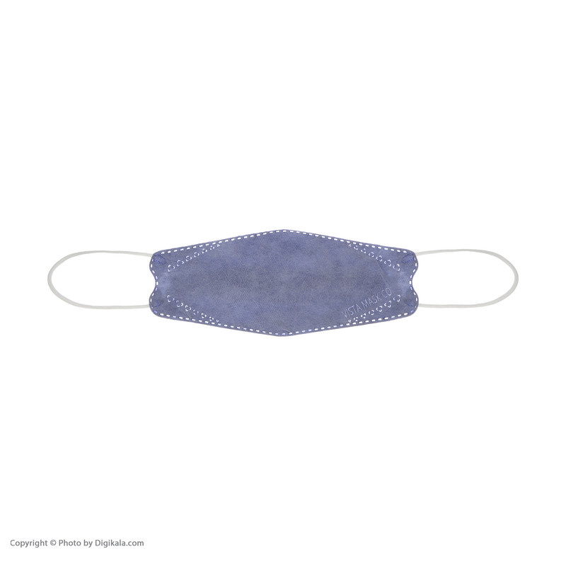 ماسک تنفسی ویستا ماسک مدل 3D کد 12 بسته 25 عددی