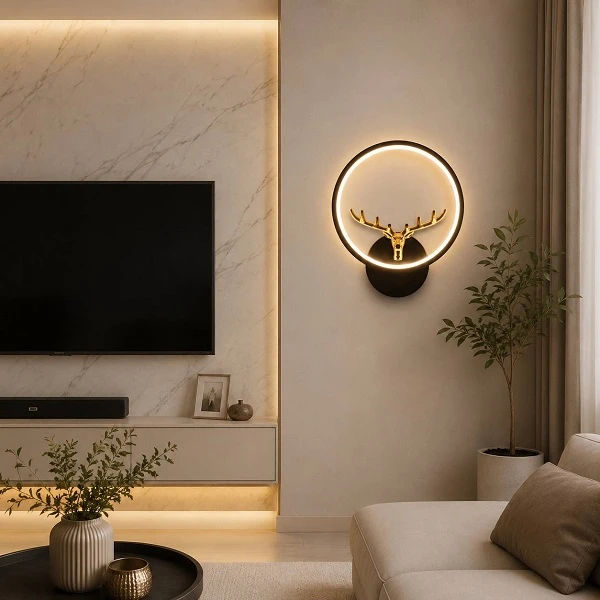 دیوارکوب 1 شعله مدل شاخ گوزن