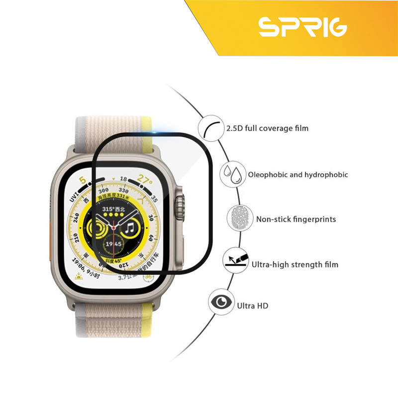 محافظ صفحه نمایش نانو اسپریگ مدل Pmma-SPG مناسب برای اپل واچ Series 9 45 میلیمتری