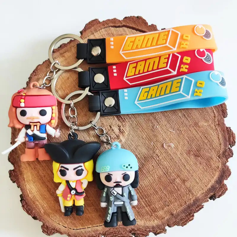 جاکلیدی مدل سیلیکونی طرح دزدان دریایی کد DB20 مجموعه 3 عددی