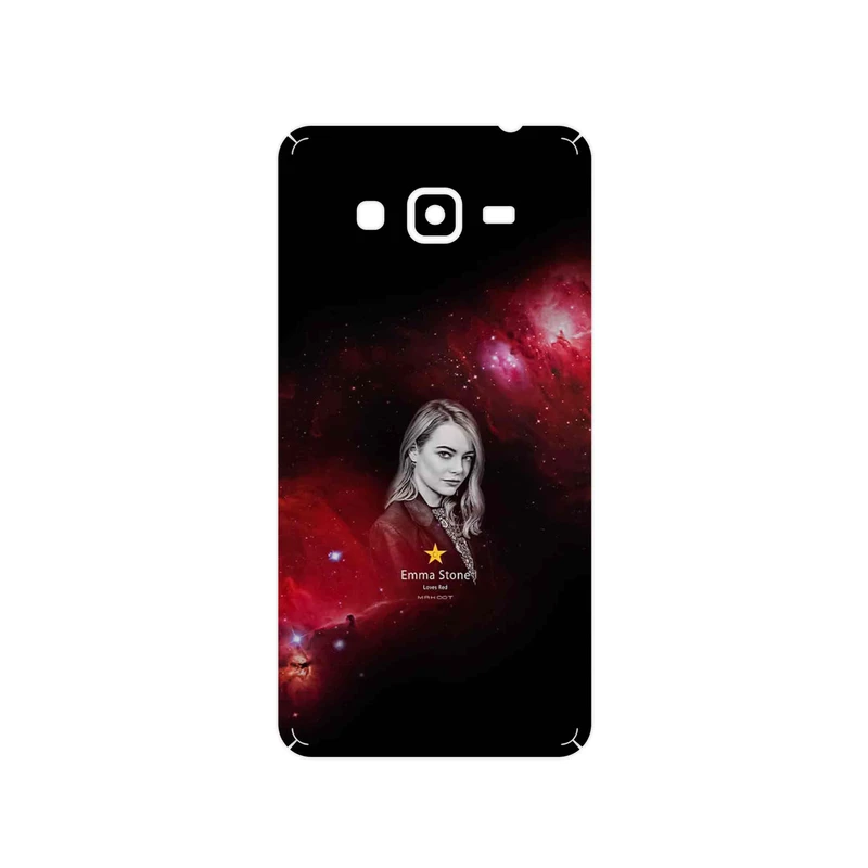 برچسب پوششی ماهوت مدل Emma Stone مناسب برای گوشی موبایل سامسونگ Galaxy Grand Prime