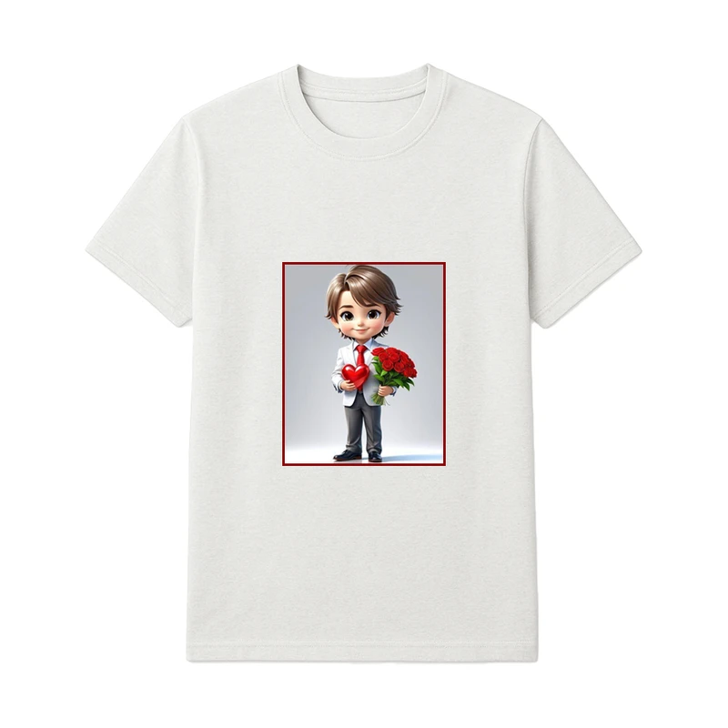 تی‌شرت آستین کوتاه راحتی پسرانه  مدل پسر مهربون