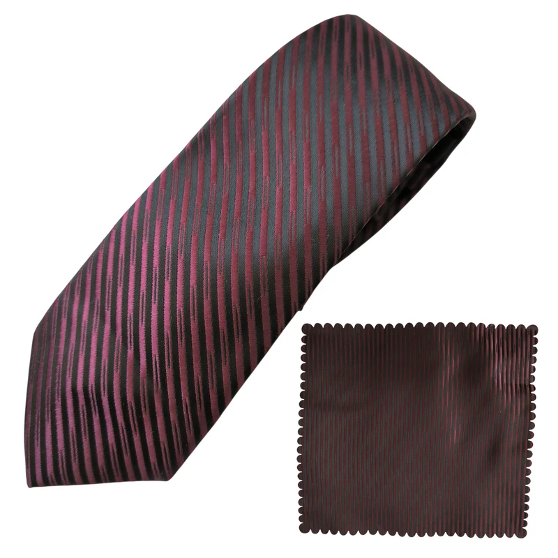 ست کراوات و دستمال جیب مردانه هکس ایران مدل KT-252