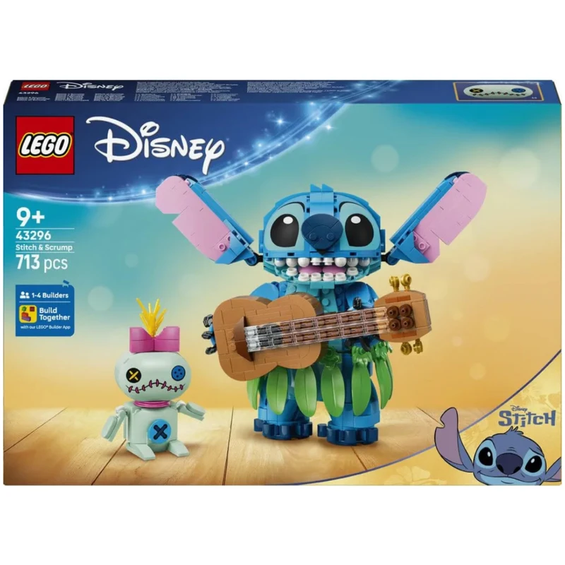 لگو ۷۱۳ تکه سری دیزنی مدل Stitch & Scrump کد 43296