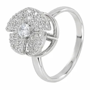 انگشتر زنانه زودیکا مدل اسپینری کد AAE859