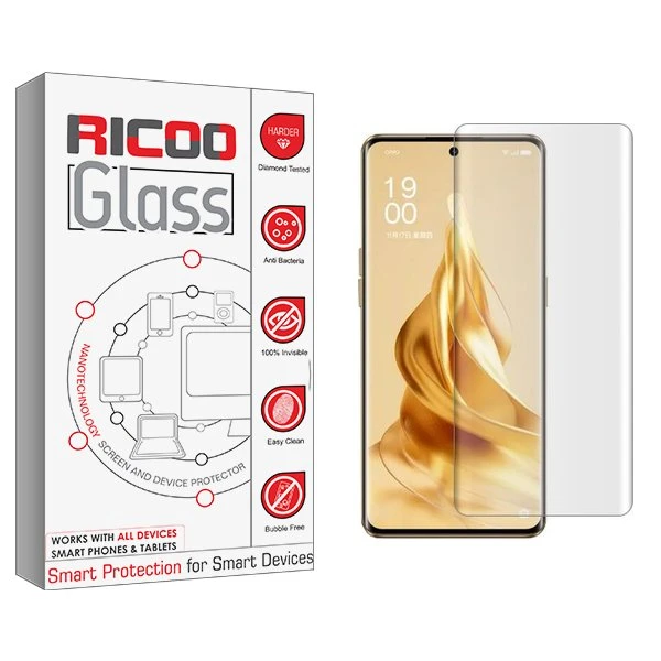 محافظ صفحه نمایش ریکو مدل RiC2 UV مناسب برای گوشی موبایل اوپو Reno 9 Pro