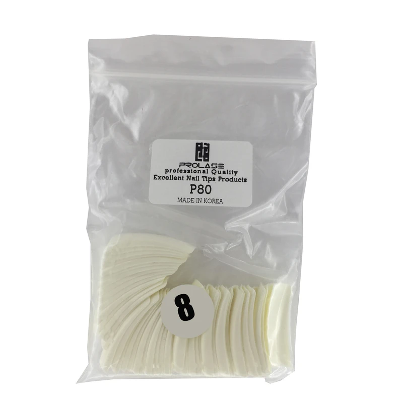 تیپ کاشت ناخن پرولایز شماره8 - p80 بسته 50 عددی