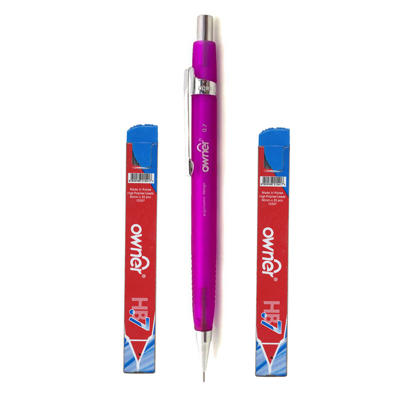 مداد نوکی 0.7 میلی متری اونر مدل 115200 به همراه نوک بسته 2 عددی مداد نوکی 0.7 میلی متری اونر مدل 115200 به همراه نوک بسته 2 عددی