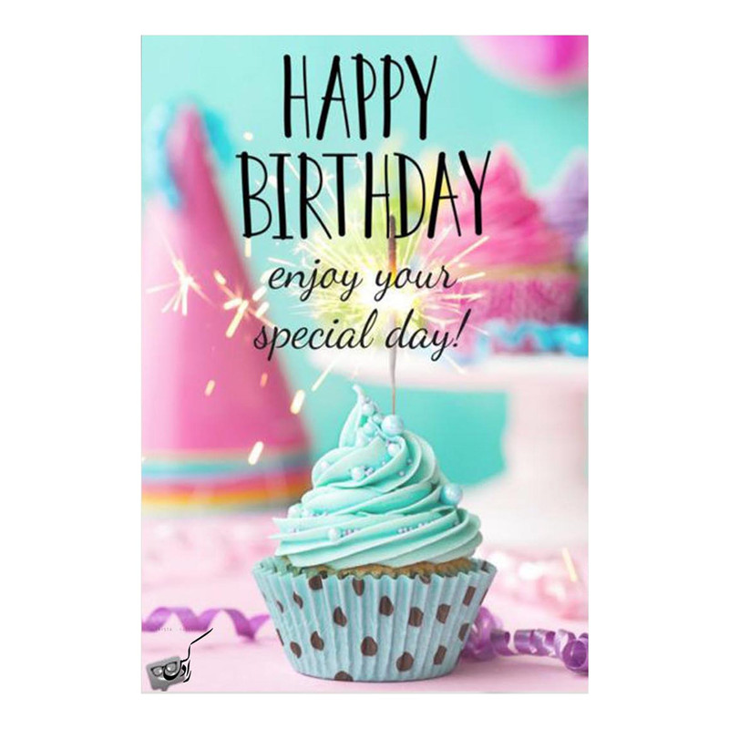 کارت پستال رادکس طرح HAPPY BIRTHDAY مدل NE51