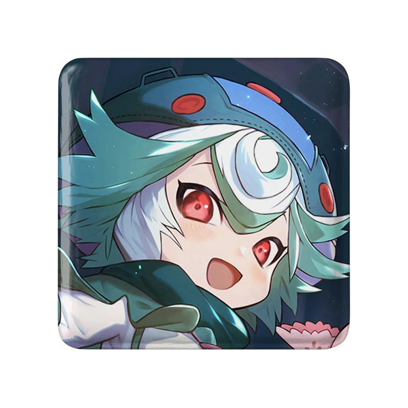 مگنت خندالو طرح میدوری انیمه ساخته شده در پرتگاه Made in Abyss  مدل مربعی کد 22117