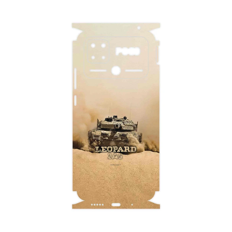 برچسب پوششی ماهوت مدل Leopard_2A5_tank-FullSkin مناسب برای گوشی موبایل شیائومی Poco C40