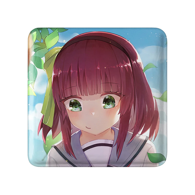 مگنت خندالو طرح یوری انیمه آنجل بیتس مدل مربعی کد 31925