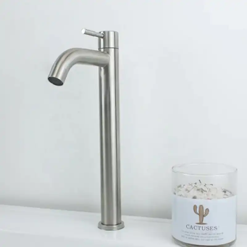 شیر روشویی مدل آب سرد استنلس استیل کد 304