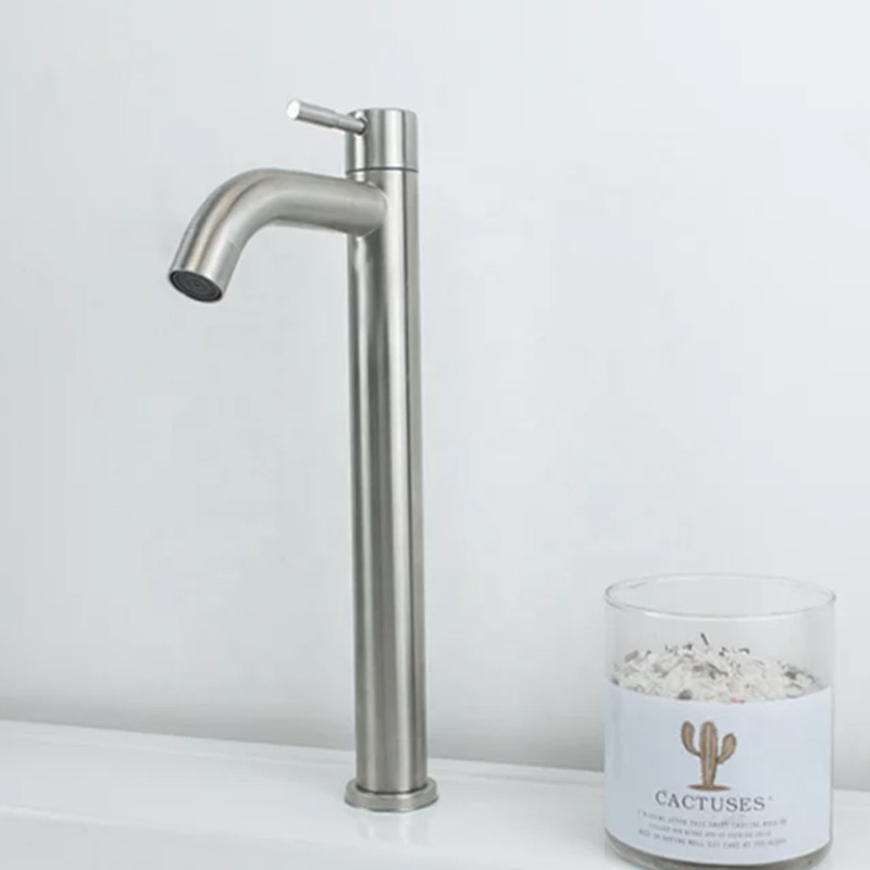 شیر روشویی مدل آب سرد استنلس استیل کد 304