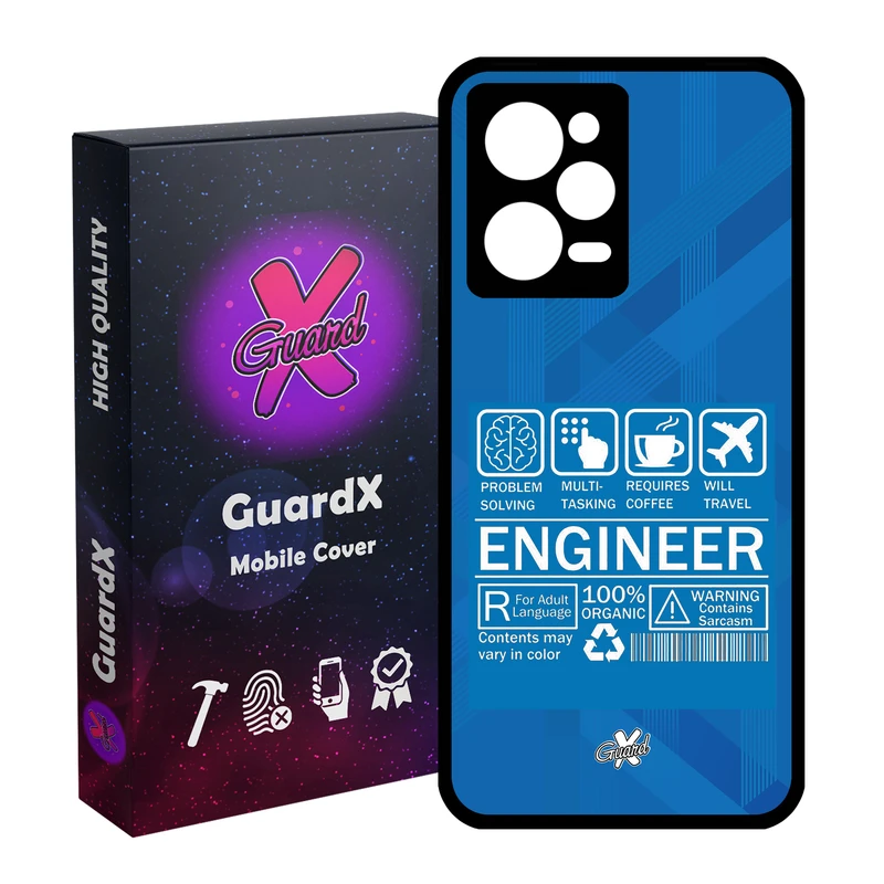 کاور گارد ایکس طرح مهندس مدل Glass10538 مناسب برای گوشی موبایل شیائومی Redmi Note 12 Pro 5G/Poco X5 Pro 5G/Note 12 Pro Pro speed