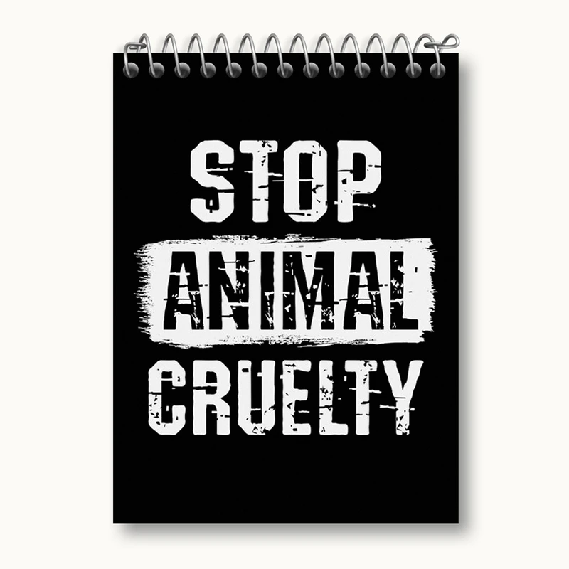 دفتر یادداشت 50 برگ خندالو مدل حمایت از حیوانات کد 27363