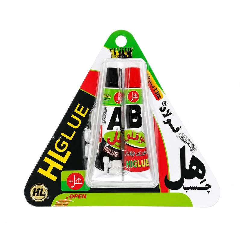 چسب دوقلو فولاد هل مدل (F14) وزن 14 گرم