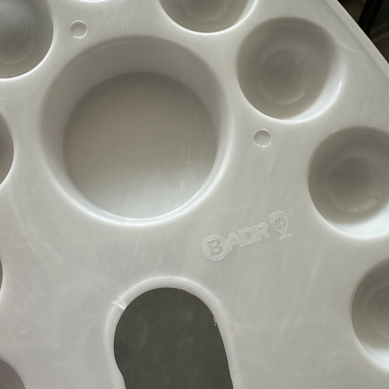 پالت رنگ بدر مدل تخم مرغی بسته ۶ عددی