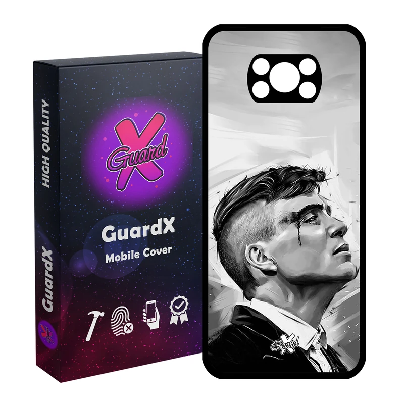 کاور گارد ایکس طرح Peaky Blinders مدل Glass10132 مناسب برای گوشی موبایل شیائومی Poco X3 / Poco X3 NFC