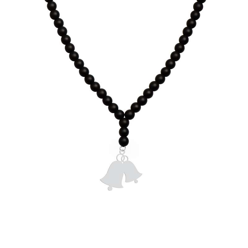 گردنبند نقره زنانه هایکا مدل زنگوله کد n.ha1-715