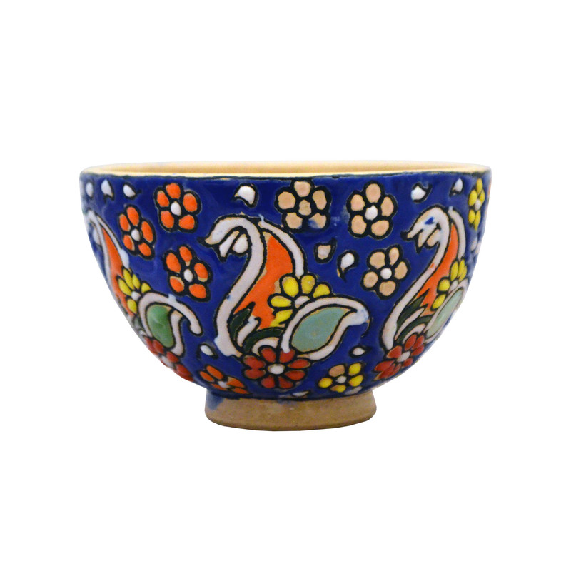 پیاله میناکاری سفالی کد C10-22